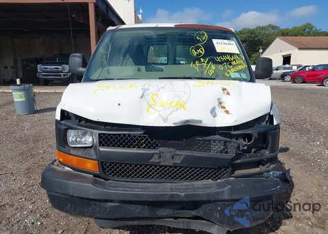 2007 Chevrolet Express G1500 Work Van z USA, uszkodzony, nr VIN 1GCFG15X571219641